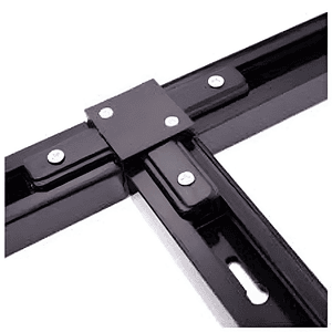 Conector Riel Monofásico T Negro 