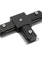 Conector Riel Monofásico T Negro  - Miniatura 1