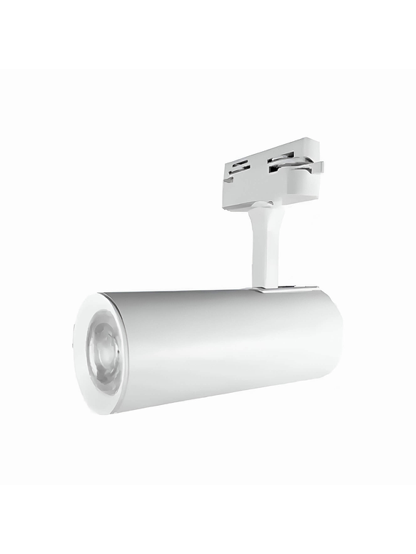 Foco LC Riel Monofásico GU10 Blanco  1