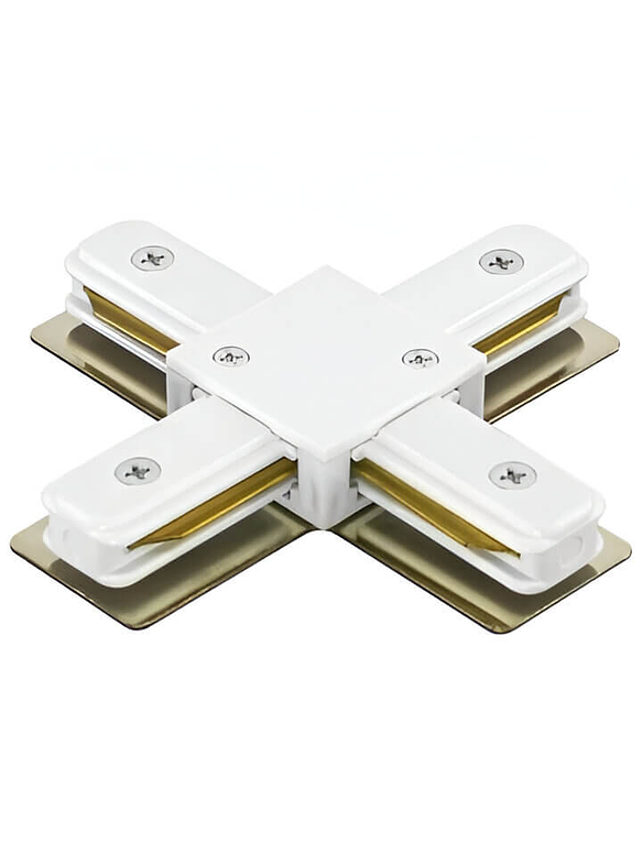 Conector Riel Monofásico X Blanco 1