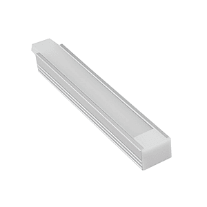 PERFIL ALUMINIO RECTANGULAR EMBUTIDO PARA CINTA LED 3 metros
