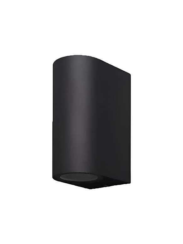 Aplique Bidireccional Muro 2xGU10 Negro IP54 1