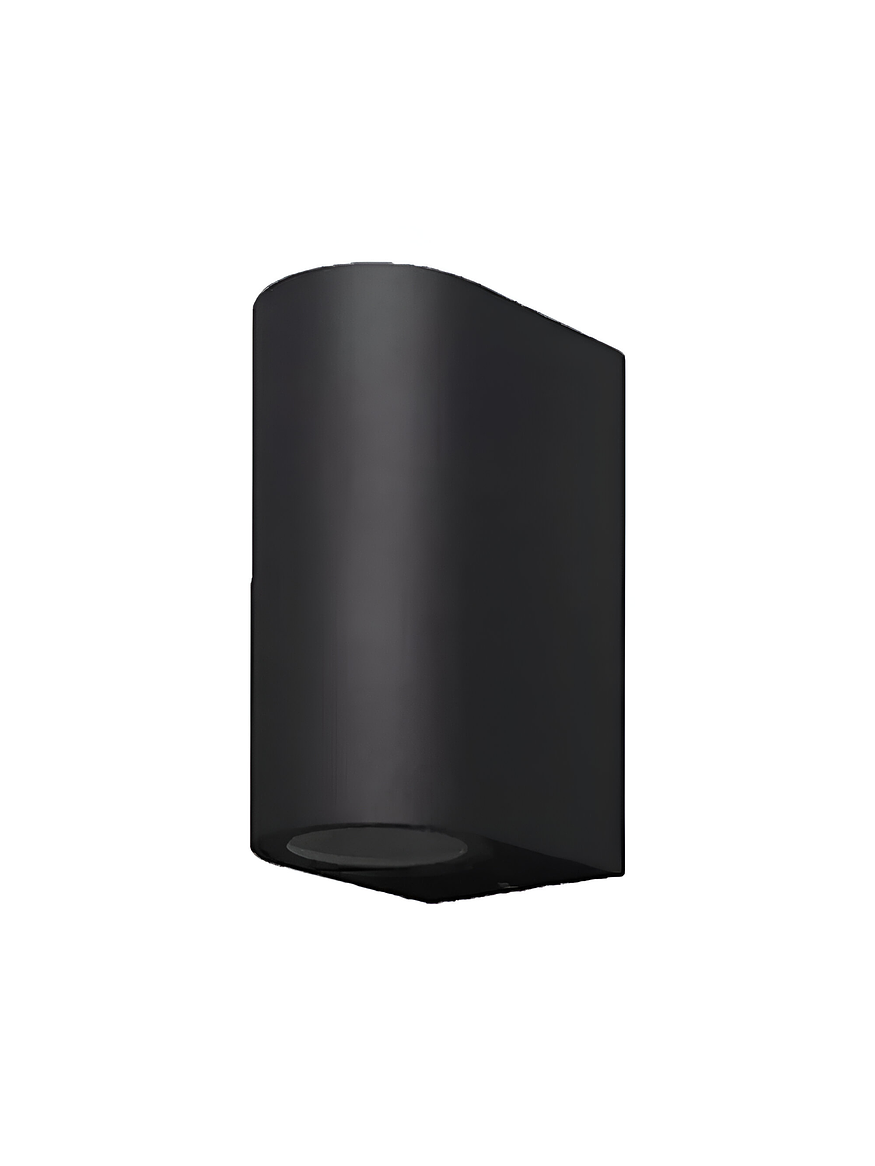 Aplique Bidireccional Muro 2xGU10 Negro IP54 1