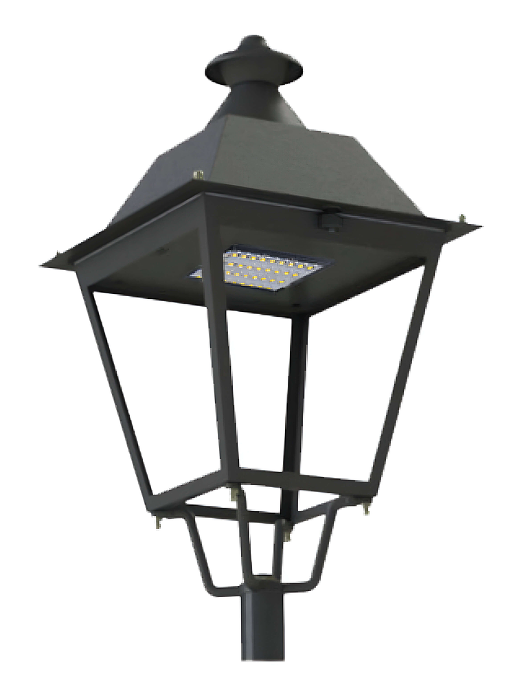 Luminaria Vial LED PLAZA 50W Luz Neutra Anticorrosión | Producto a Pedido 2