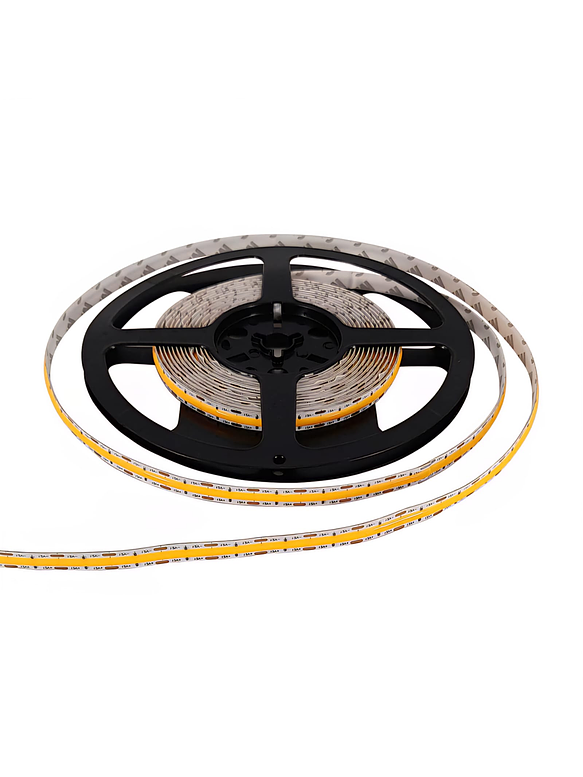 Cinta LED COB 12W Cálida 2700K Línea Continua 12V 5M IP20 1