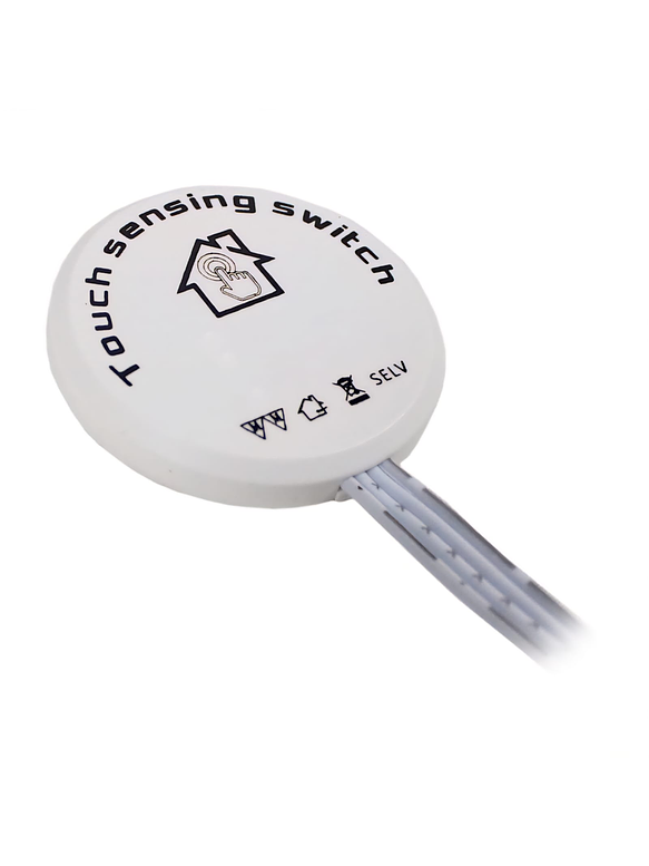 Interruptor Sensor On/Off Barrido Manual Blanco 12/24V IP20 3