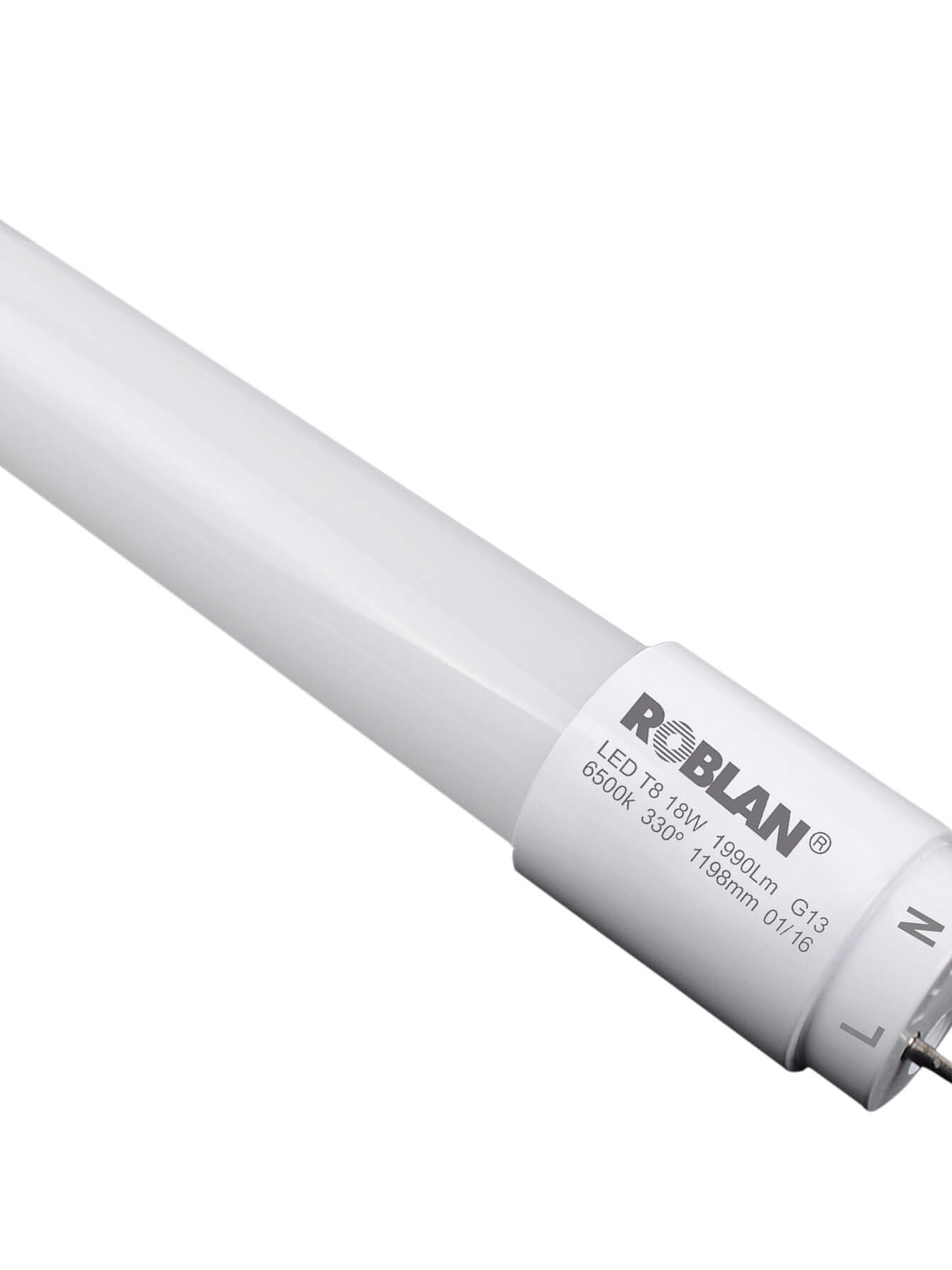 Tubo LED Cristal anti estallido 18W 120Cm 4000K Luz Neutra 1