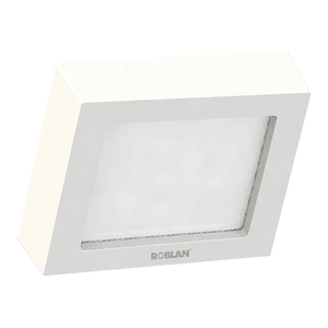 Plafón Cuadrado Sobrepuesto LED ROBLAN 11W 3000K IP44 