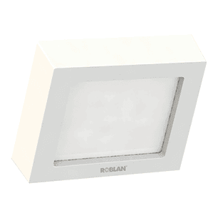 Plafón Cuadrado Sobrepuesto LED ROBLAN 11W 3000K IP44 