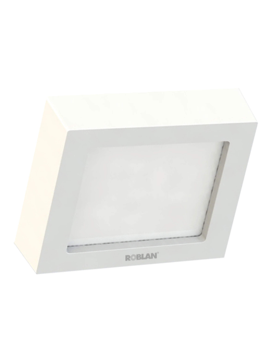 Plafón Cuadrado Sobrepuesto LED ROBLAN 11W 6000K IP44  1
