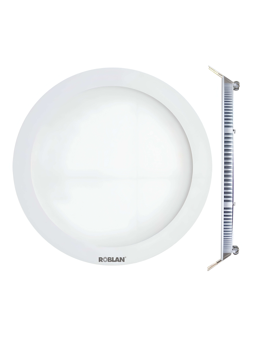 Embutido Slim Redondo LED 18W 6500K Aro Blanco 1
