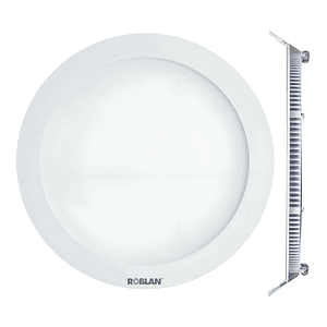 Panel LED Embutido Redondo 24W 6500K Aro Blanco