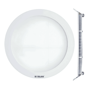 Panel LED Embutido Redondo 24W 6500K Aro Blanco