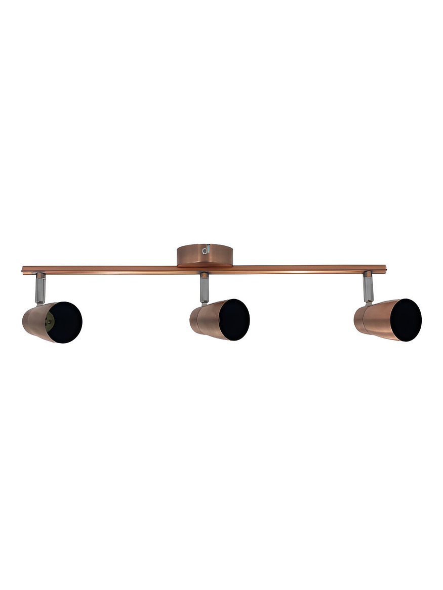 Aplique Triple GU10 Classic Cobre Cielo y Muro 1