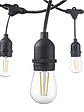 Guirnalda Exterior 15 mts IP65 C/Ampolletas LED E27 - Miniatura 1