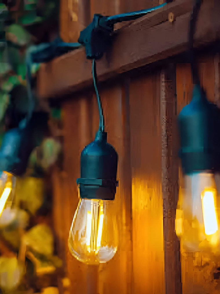 Guirnalda Exterior 15 mts IP65 C/Ampolletas LED E27 3