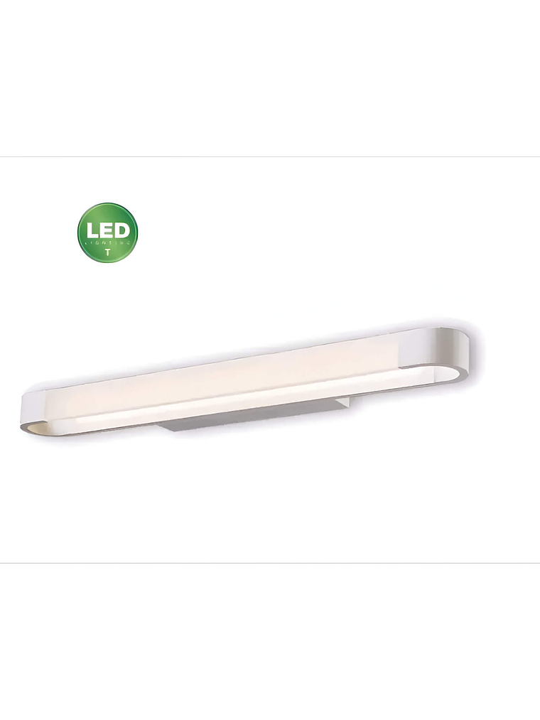 Aplique BRIS Baño 20W LED CCT 3000K/4000K IP44 Blanco 1