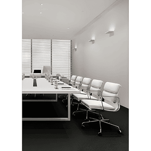 Aplique VILANOVA LED rectangular luz indirecta 20W 3000K Negro