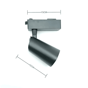Foco Led Luz Riel 30w Monofásico Angulo Profesional Cob