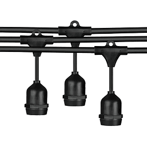Guirnalda Solar Exterior 10 metros incluye 10 Ampolletas E27 LED 