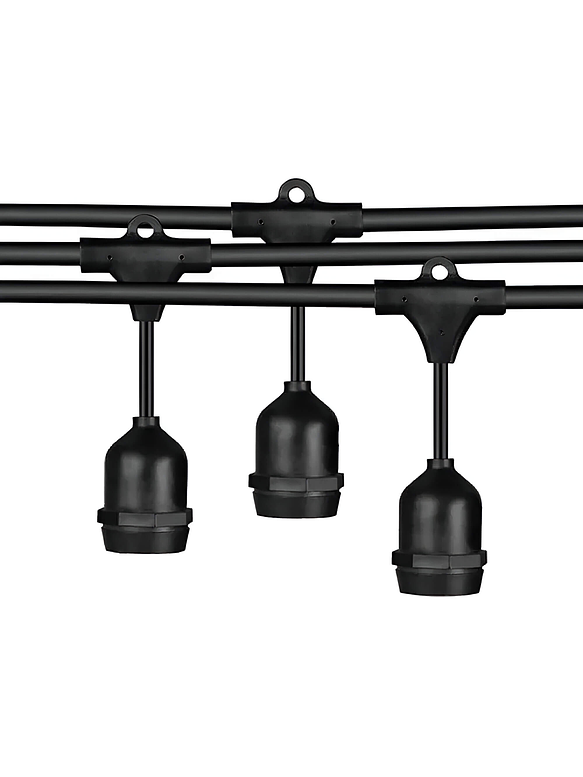 Guirnalda Solar Exterior 10 metros incluye 10 Ampolletas E27 LED  2