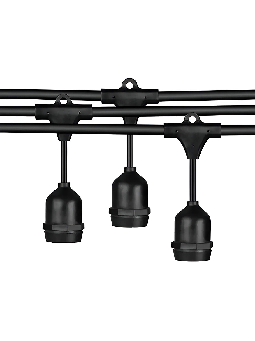 Guirnalda Solar Exterior 10 metros incluye 10 Ampolletas E27 LED  2