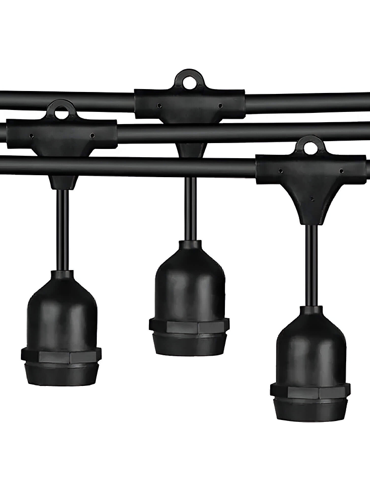Guirnalda Solar Exterior 10 metros incluye 10 Ampolletas E27 LED  2
