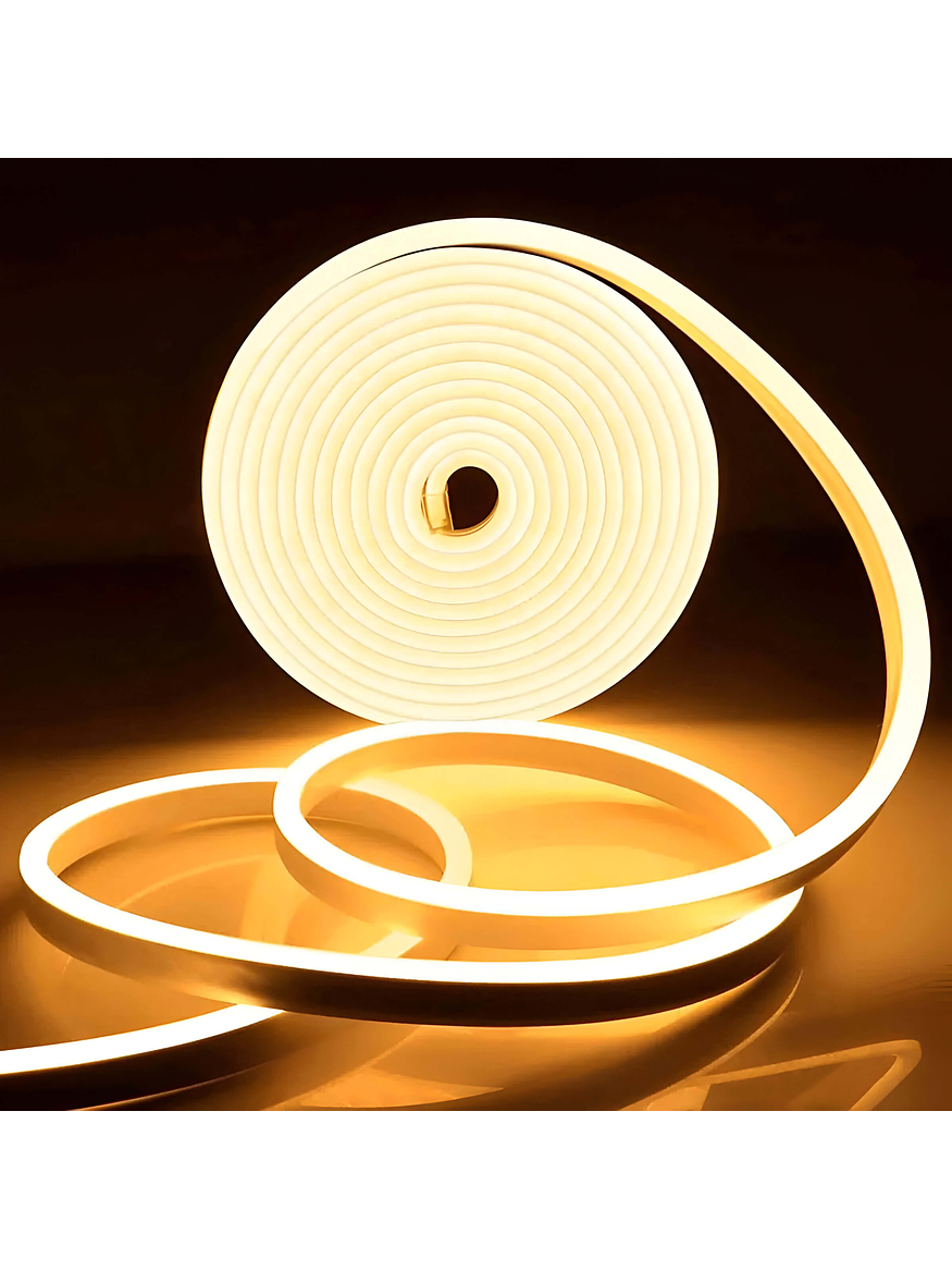 Cinta Led Neón Cálida PVC 6*12mm 5mts 12v 14w/mt IP66 2