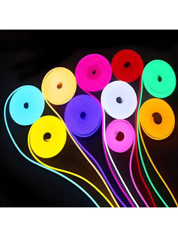Cinta Led Neón Cálida PVC 6*12mm 5mts 12v 14w/mt IP66 11