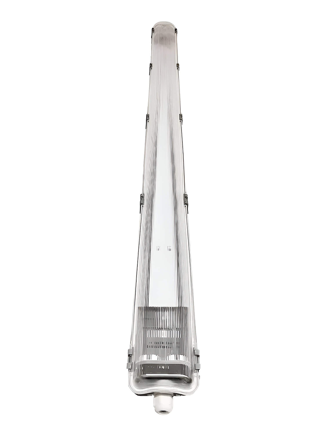 Pack 12 Unidades – Estanco para 2 Tubos LED T8 120cm IP65 con Reflector Metálico 1