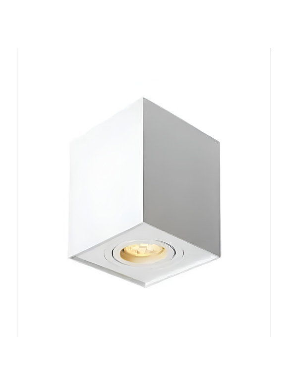 Aplique Cielo Cuadrado simple GU10 Blanco  2