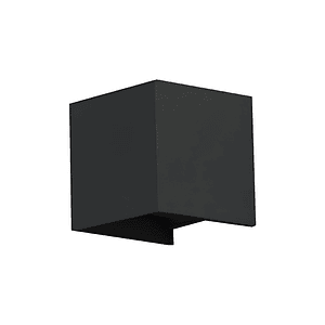 Aplique Muro Sobrepuesto Negro LED 10W 3000K IP54