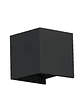 Aplique Muro 10W LED Cuadrado Bifocal negro 3000°K IP65 - Miniatura 1