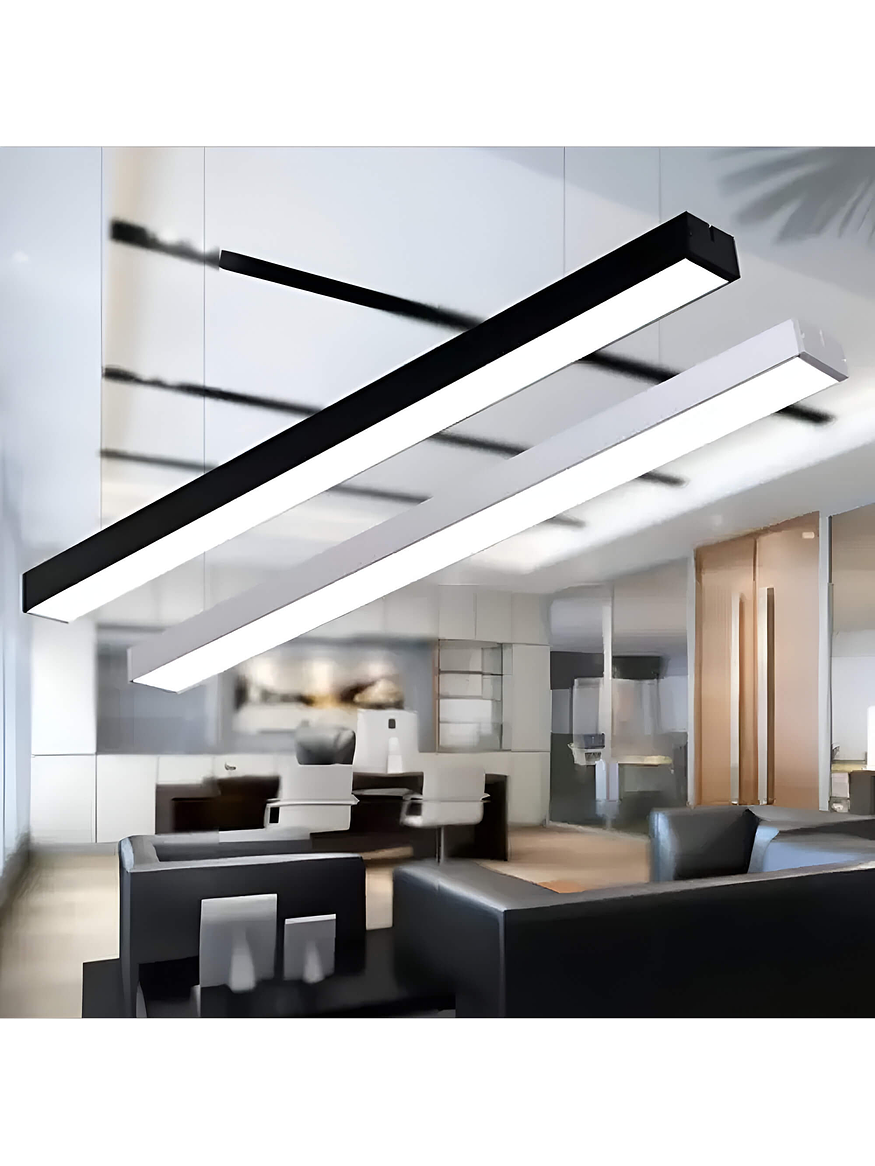 Lámpara Lineal LED 36W 120cm 4300K Negro 2