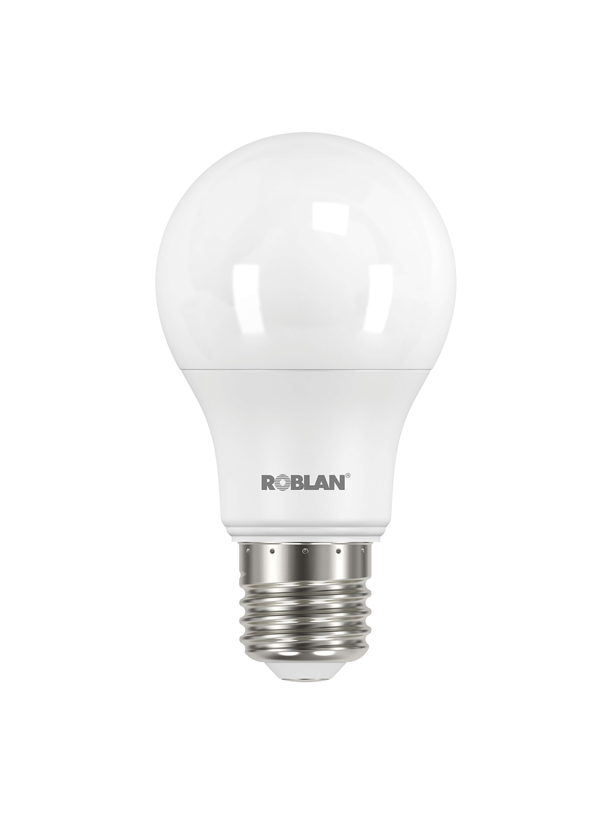 Kit 4 Ampolletas LED ROBLAN E27 5W Luz Neutra 4000K 3