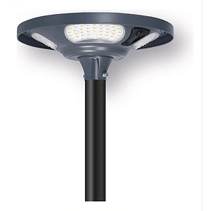 Luminaria solar Pagoda UFO 400W 5000K IP65 con control remoto