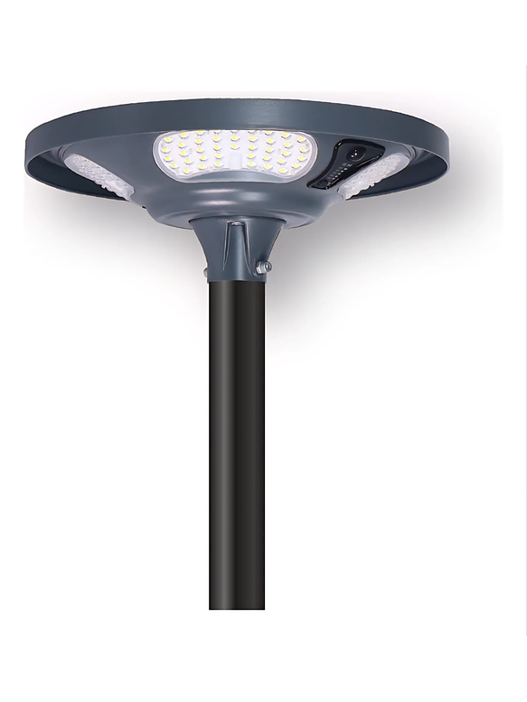 Luminaria solar Pagoda UFO 400W 5000K IP65 con control remoto 2