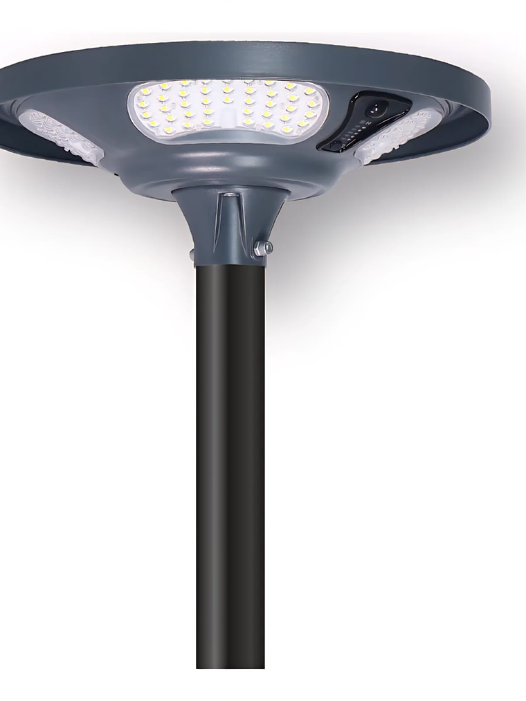 Luminaria solar Pagoda UFO 400W 5000K IP65 con control remoto 3