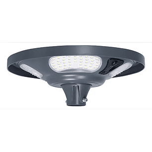Luminaria solar Pagoda UFO 400W 5000K IP65 con control remoto