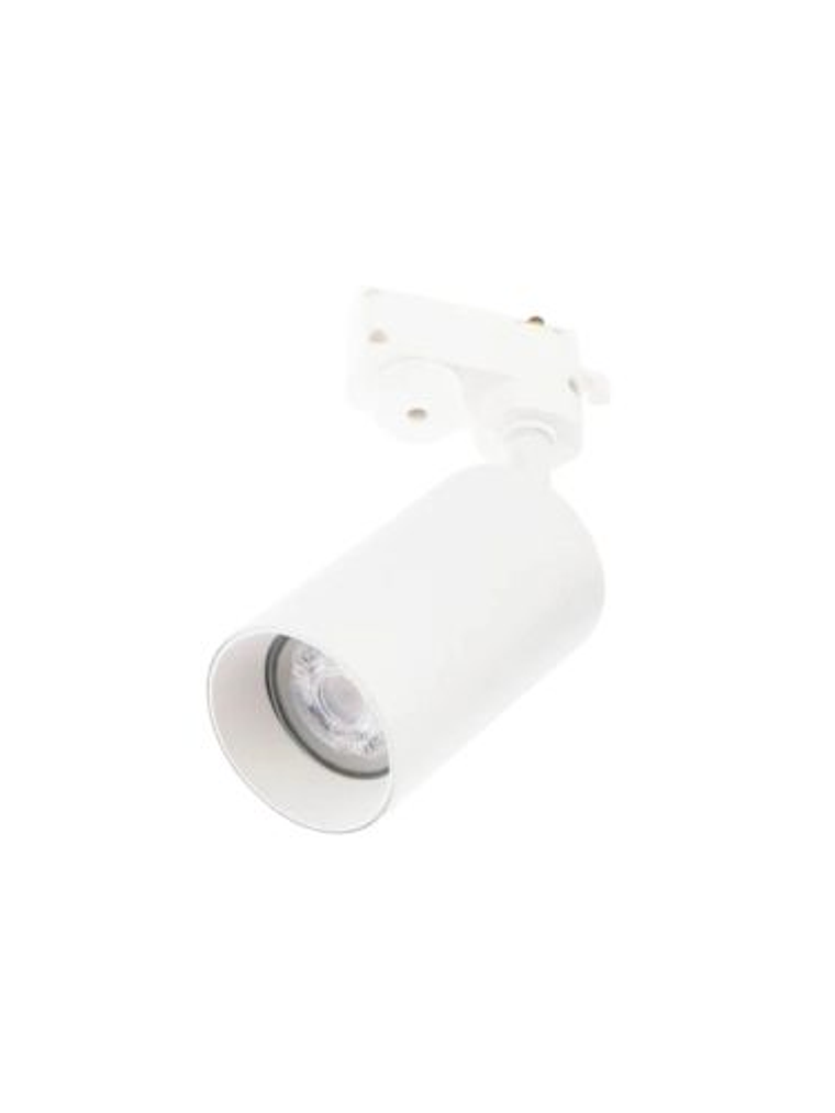 Pack 3 Focos GU10 con Riel 1 Metro Blanco Luz Cálida  5