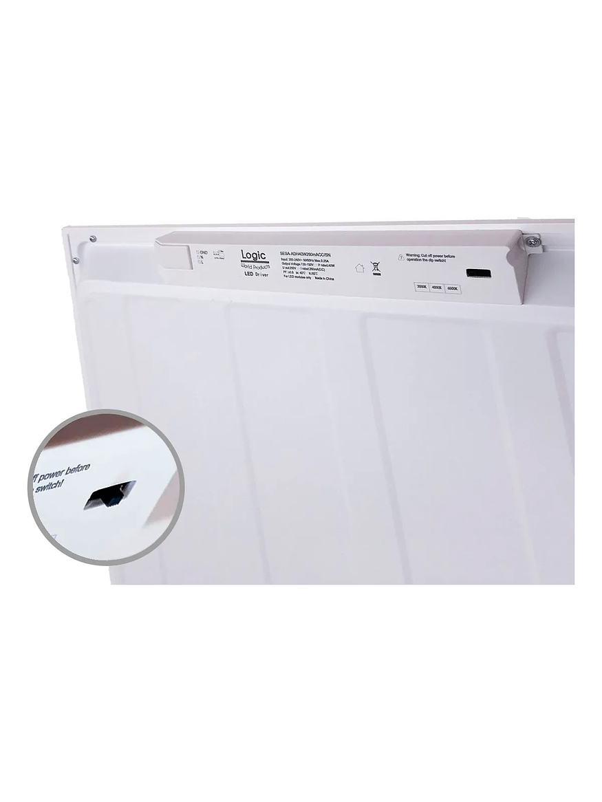 Panel LED Slim 60x60 40W CCT Ajustable Flicker Free 4800lm  2