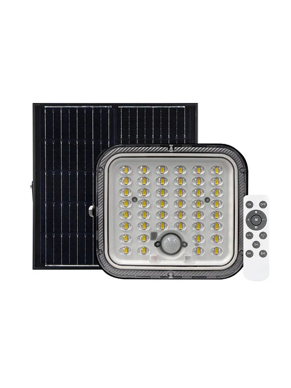 Proyector Solar 50W Luz Fria c/Sensor de Movimiento 1