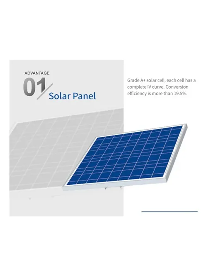 Luminaria Solar Pública LED AUSTRAL 400W Luz Fría IP65 10