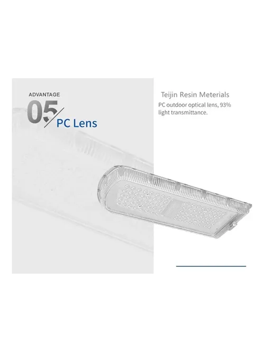 Luminaria Solar Pública LED AUSTRAL 400W Luz Fría IP65 14