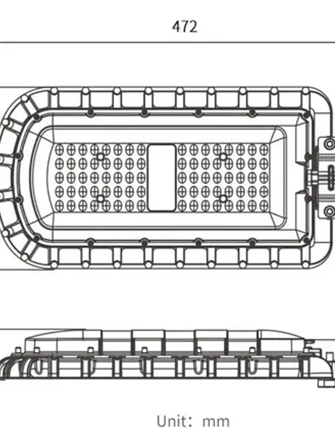 Luminaria solar pública LED AUSTRAL 400W luz fría IP65 16