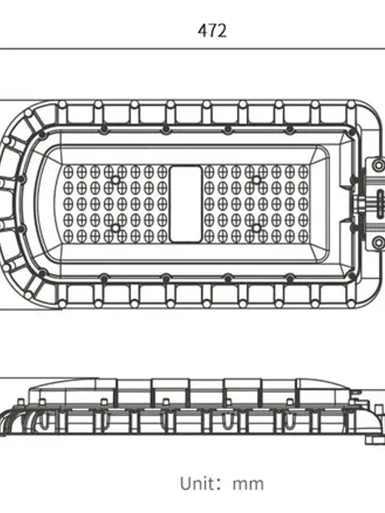 Luminaria solar pública LED AUSTRAL 400W luz fría IP65 16