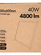 Panel LED Slim 60x60 40W CCT Ajustable Flicker Free 4800lm  - Miniatura 7