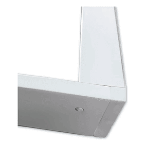 Marco Metálico Blanco para Panel LED 60x60 Sobrepuesto 