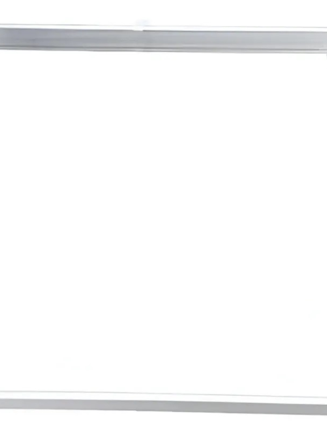 Marco Metálico Blanco para Panel LED 60x60 Sobrepuesto  3