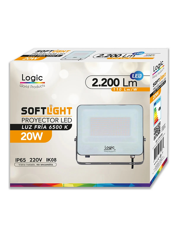 Proyector LED SOFTLIGHT 20W Luz Fría IP65 SEC 2